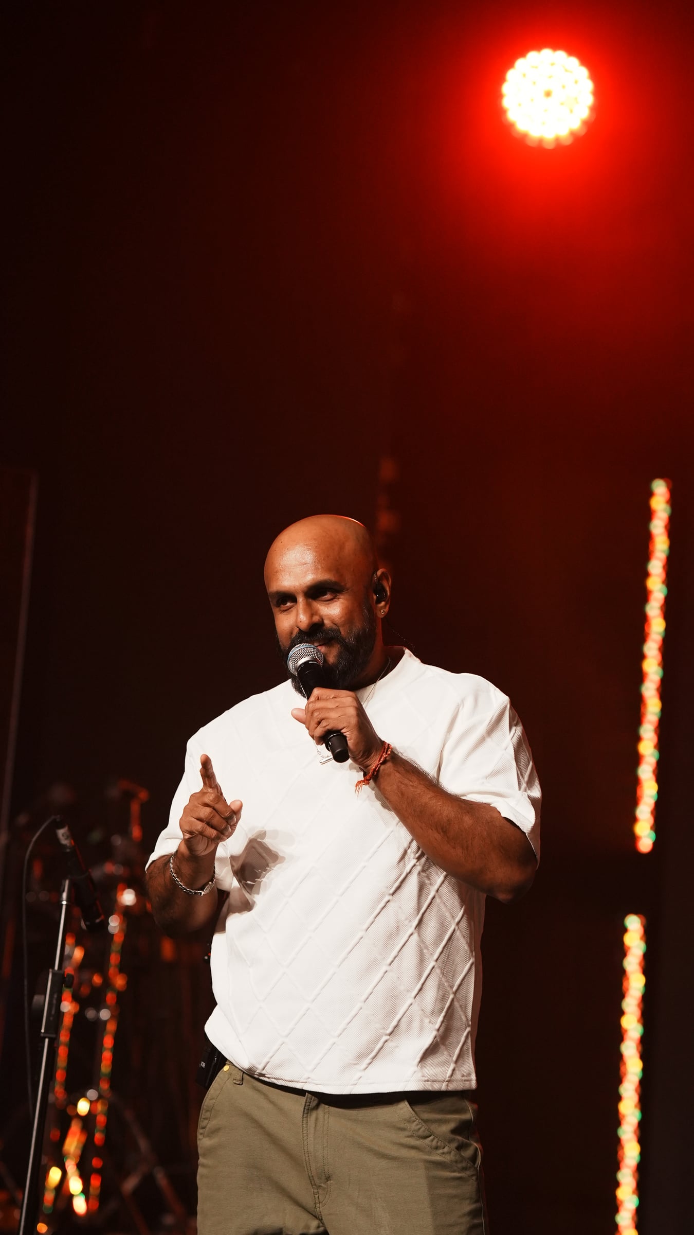 Talking to the crowd