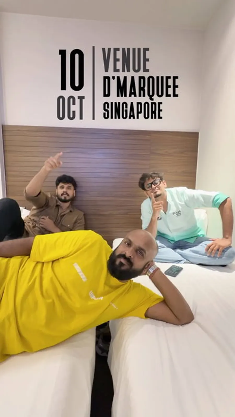 Thirumbi vandhutein-nu sollu! 🫡😎

Singapore! 🇸🇬
After 8 long years, we’re finally geared up to bring our concert back to you — and this one is gonna be MASSIVE! 🤘🏼🔥

Don’t miss this one for anything!
🎟️ Grab your tickets on BookMyShow.
🔗 Link in bio.

Aarambhikkalaama? 🤘🏼😎
